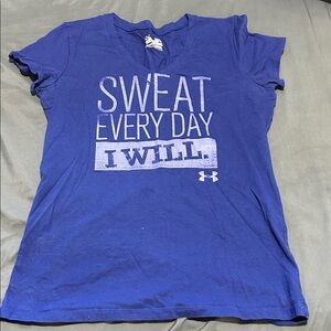 Under Armour Royal Blue Motivational Tee
